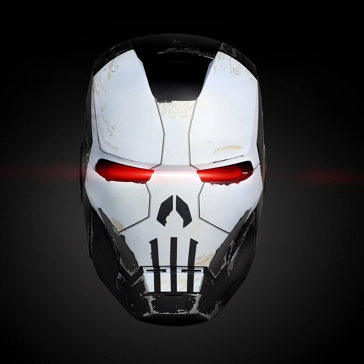 孩之宝hasbro黑盒收藏1/1惩罚者战争机器钢铁侠头盔道具电影 现货