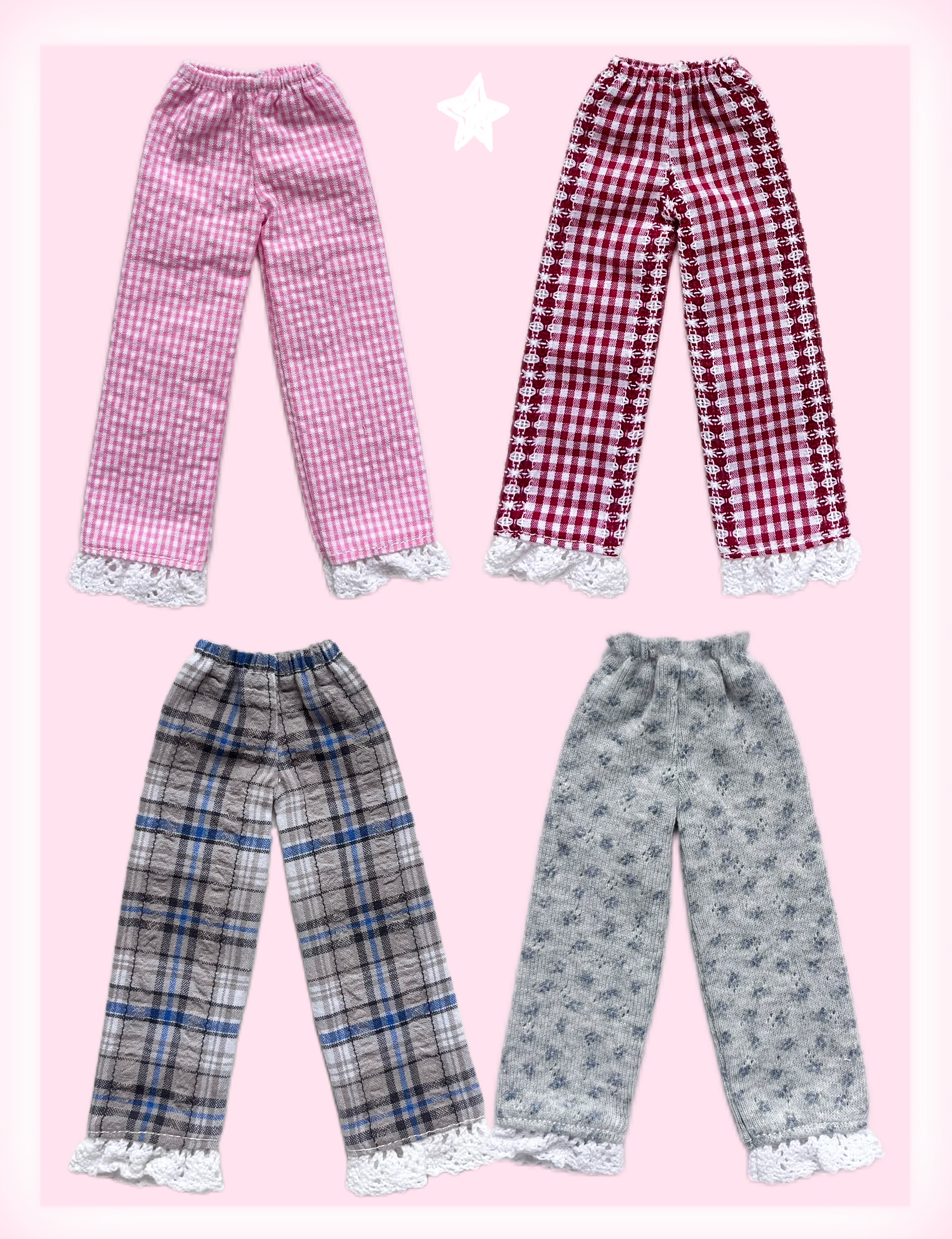 娃衣【现货】裤装单品Blythe 小布娃衣ob22ob24 azone