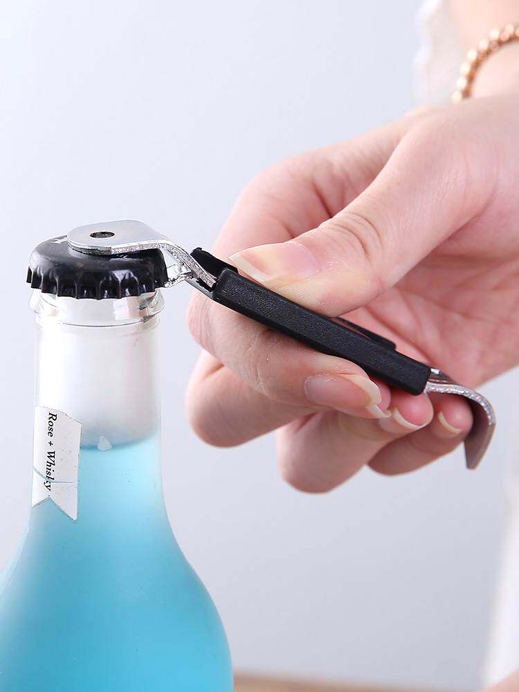 新款加厚带磁铁开椰浆器黑白淡奶开罐器奶茶专用开奶器开孔罐头刀