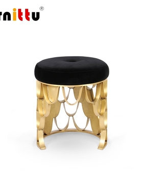 furnittu设计师家具北欧创意客厅矮凳金属kol stool锦鲤凳沙发凳