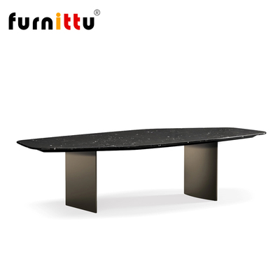 意式轻奢实木餐桌椅组合