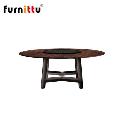 furnittu圆形方形北欧餐桌