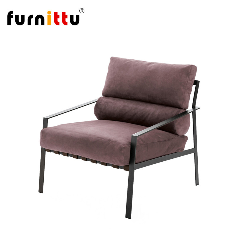 furnittu创意设计师家具意式艺术单人沙发椅ozio/奥齐奥休闲椅