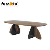 TABLE furnittu设计师家具北欧艺术客厅餐厅 SOSPIRO 实木餐桌