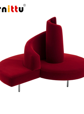 furnittu创意设计师家具意式艺术样板间休闲TATLIN/塔特林沙发