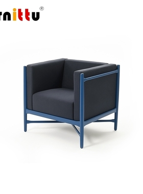 furnittu经典设计师家具 loka sofa/洛卡沙发 进口布艺单人休闲椅
