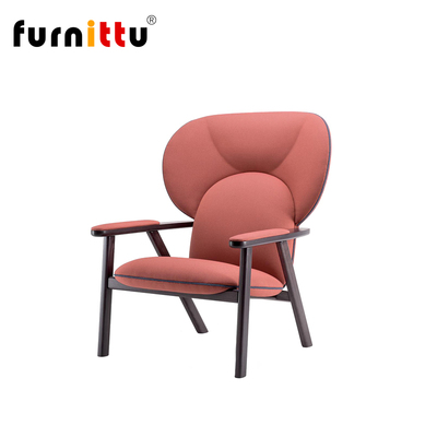 furnittu布艺实木沙发椅