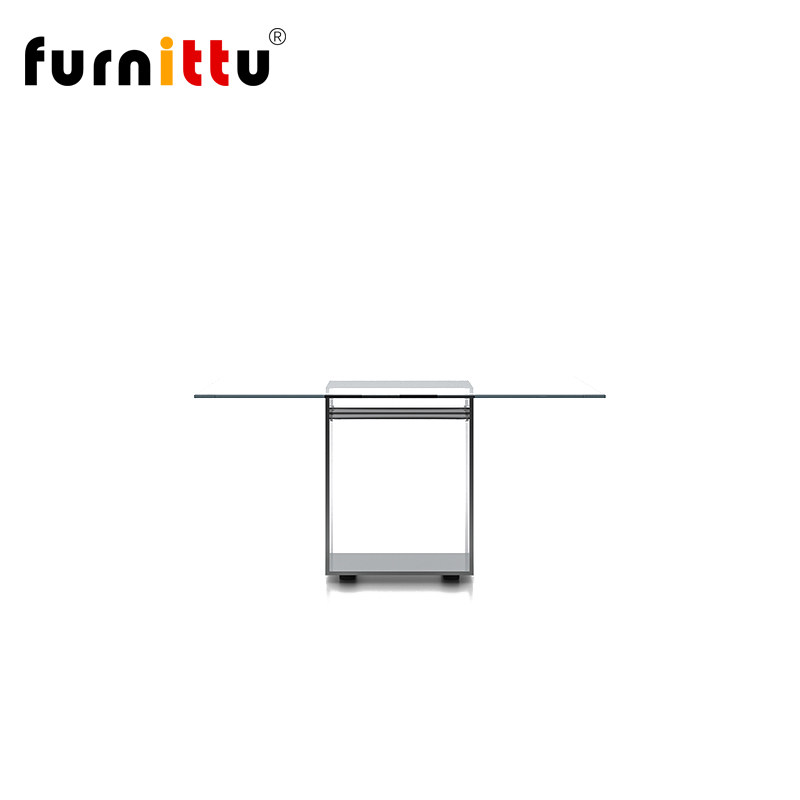 furnittu玻璃餐桌简约现代