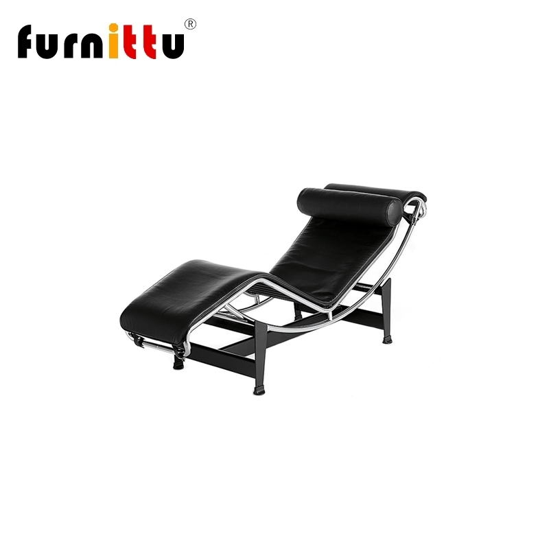 furnittu柯布西耶奶牛皮躺椅