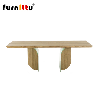 furnittu长方形意式轻奢餐桌