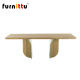 furnittu设计师家具意式 轻奢实木别墅客餐厅长方形FORMA多人餐桌