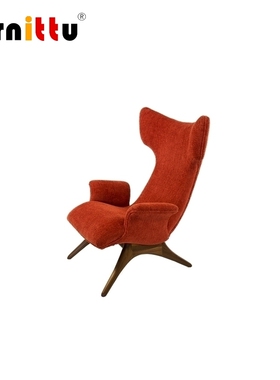 furnittu北欧实木 设计师家具 ondine armchair样板房客厅沙发椅