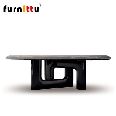 furnittu意式极简奢石底座餐桌
