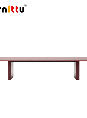 furnittu创意设计师家具意式大平层餐厅Assiale伸缩桌面餐桌