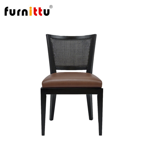 furnittu创意设计师家具北欧艺术实木扶手椅 Caffè Large 餐椅