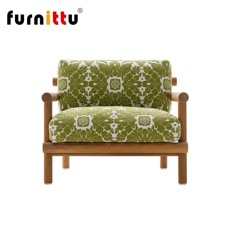 furnittu实木沙发扶手椅