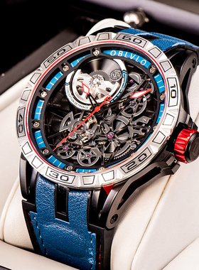 法国OBL欧宝罗正品手表男士大表盘全自动机械表大爆炸送礼男表LM