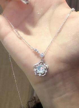 合金项链 简约海洋之心项链轻奢小众ins气质高级感百搭灵动时尚