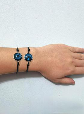 非金属亚克力手链 时尚简约情侣手链学生闺蜜创意手链礼物百搭