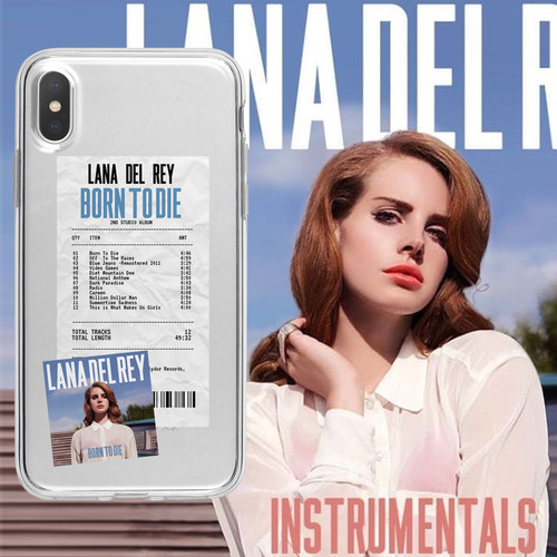Kristem原创设计打雷姐lana Del Ray专辑列表albumlist适用于苹果i15proi16Proi17pro华为透明手机壳