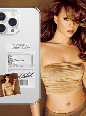 Kristem原创设MariahCarey牛姐欧美女歌手Diva适用于苹果i15proi16小米oppoi17荣耀华为oppo透明手机壳