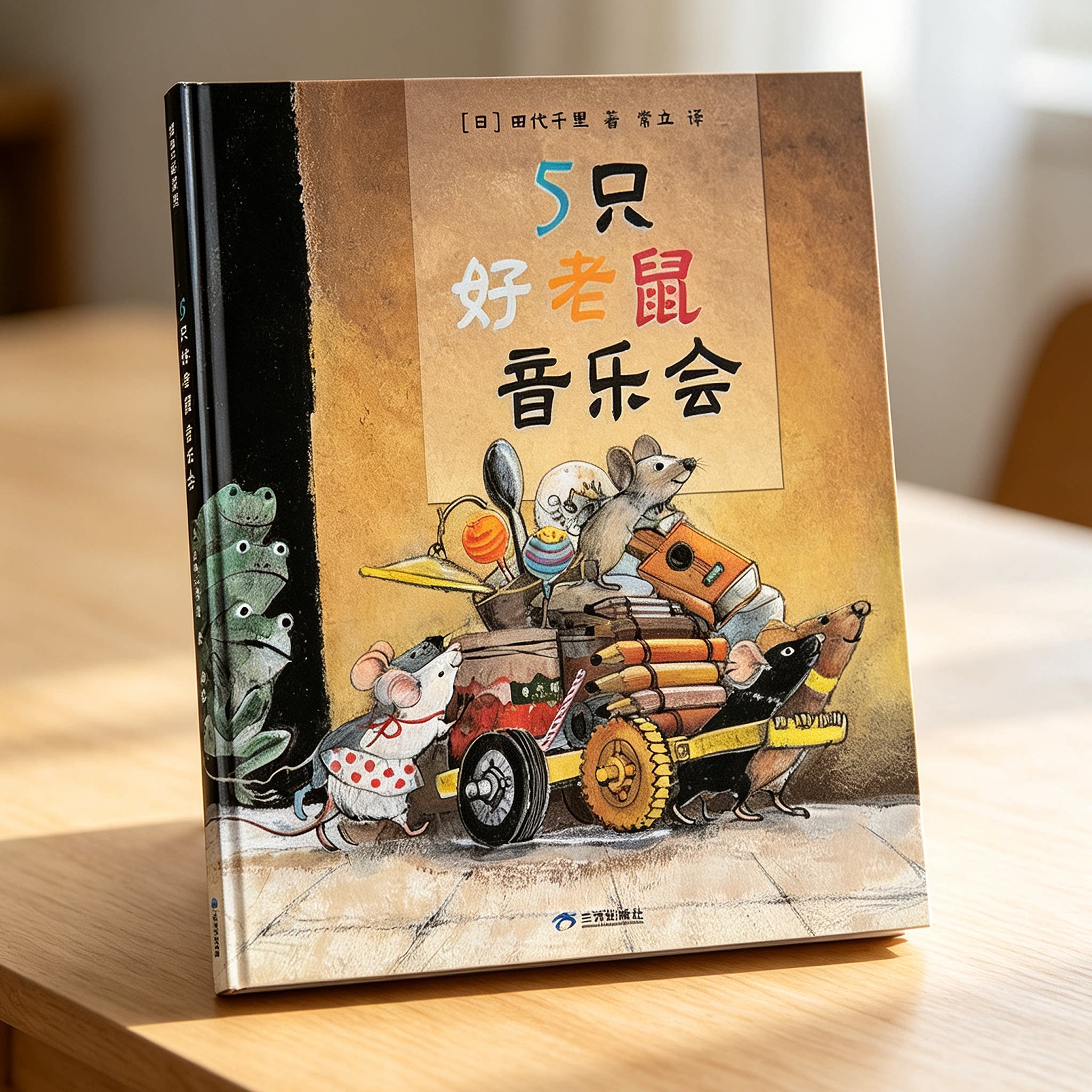 5只好老鼠音乐会精装正版图书3-4-5-6岁情商启蒙认知儿童绘本 幼儿想象力创造力故事书性格培养图画书经典畅销书籍蒲蒲兰绘本馆