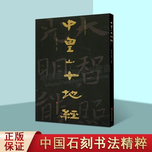中国石刻书法精粹 中皇山十地经 摩崖石刻书法作品 书法美学 书法临习研究 山东美术出版社