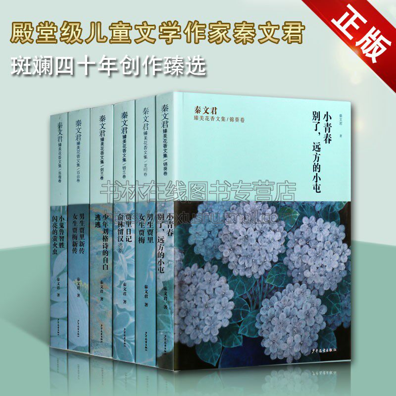 秦文君臻美花香文集（套装六册）青少年成长励志手册教育意义长篇校园小说畅销书 走进儿童心灵的文学奥秘之一 少年儿童出版社