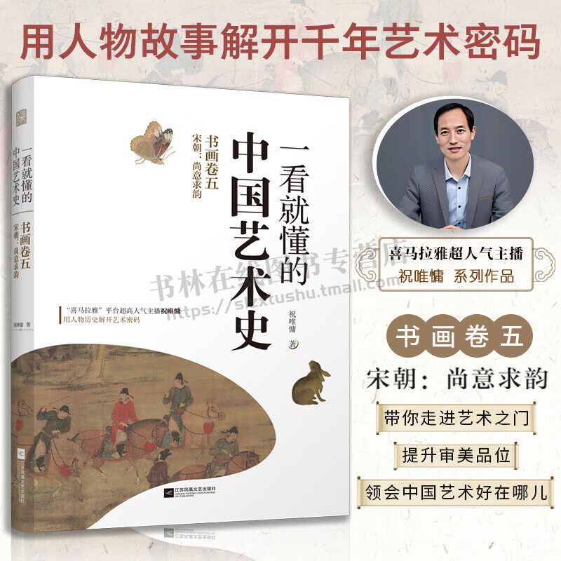 一看就懂的中国艺术史书画卷五宋朝尚意求韵 经典美术入门书 中国古代名画名人经典艺术通史 艺术书 江苏凤凰文艺出版社