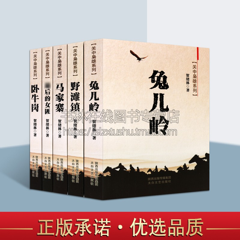 关中枭雄系列（五册）贺绪林著 长篇小说叙事作品 中国当代文学经典著作 畅销正版 太白文艺出版社