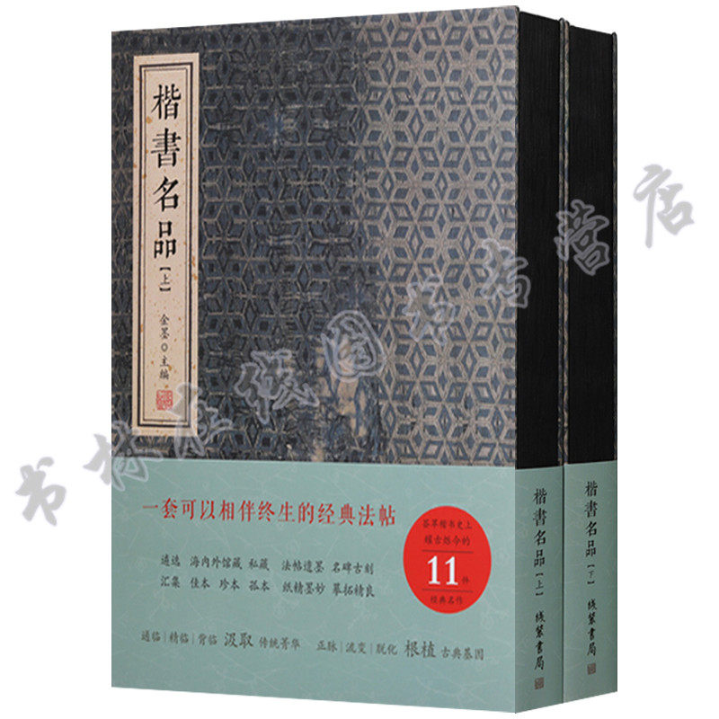 正版 楷书名品（2册）经典法帖名碑九成宫醴泉铭大字阴符经 多宝塔碑玄秘塔碑等历代楷书名家代表性作品集碑帖精选临摹书籍