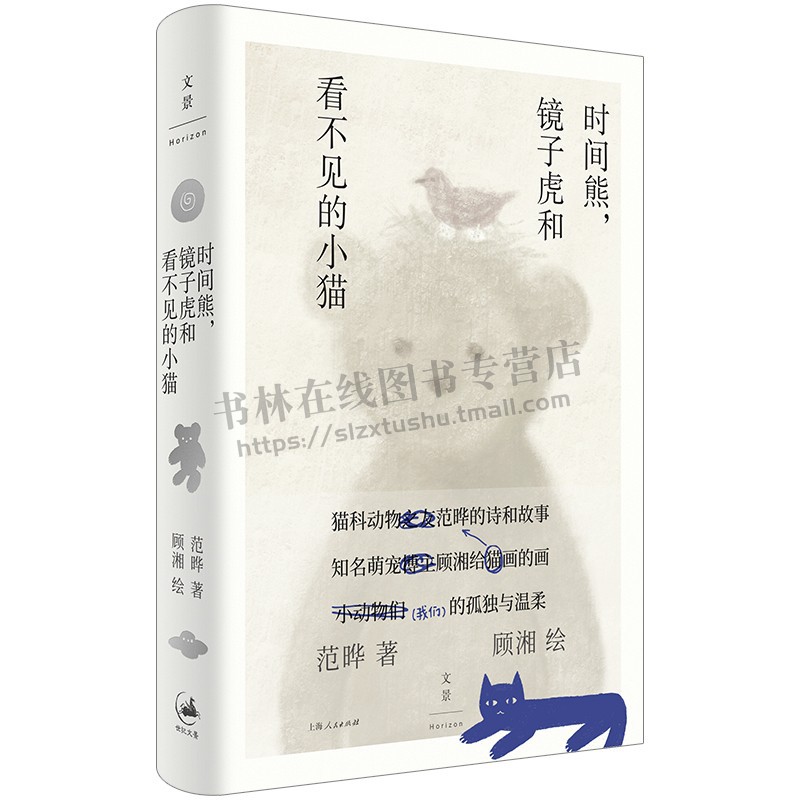 时间熊,镜子虎和看不见的小猫 《百年孤独》译者范晔的原创幻想文学作品 顾湘 绘 (精装)猫科动物之友 上海人民出版社