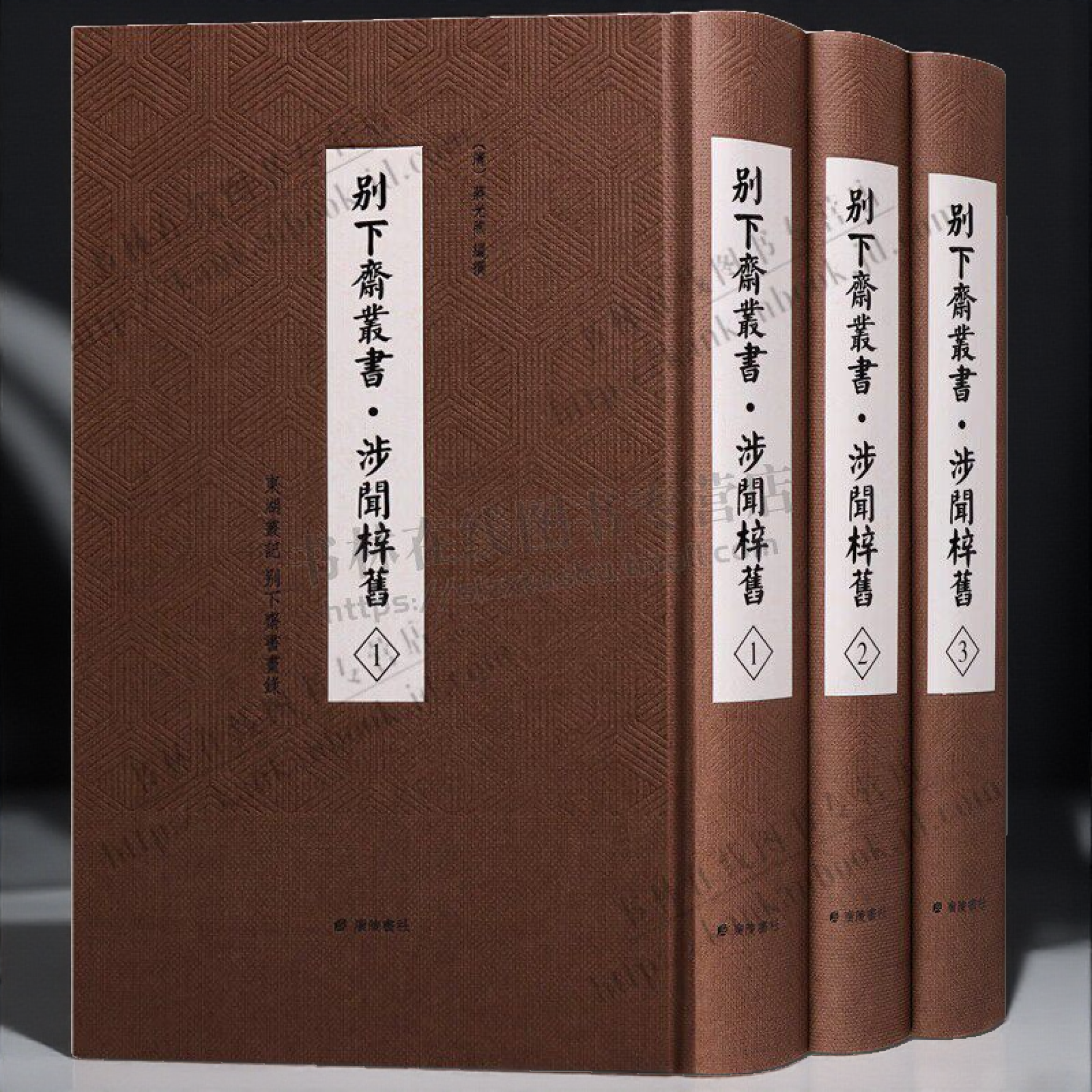 别下斋丛书 涉闻梓旧 东湖丛记 别下斋书画录 中华经典藏书 精装全套3册 国学经典古籍书籍 文学散文 经管励志女性畅销书 广陵书社