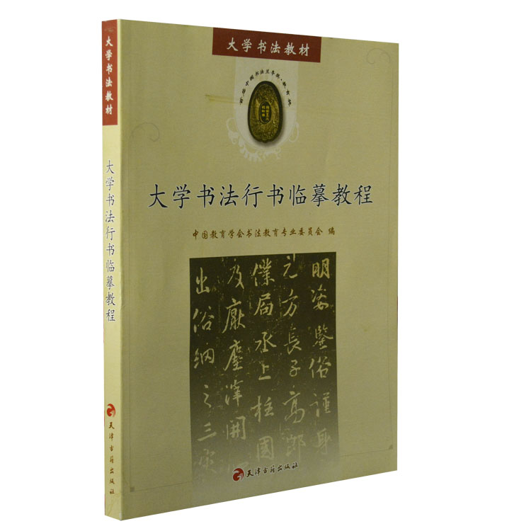 大学书法行书临摹教程 毛笔书法理论体系技法笔法章法临摹字帖行书起源演变历史 大中专院校书法美术教程书籍