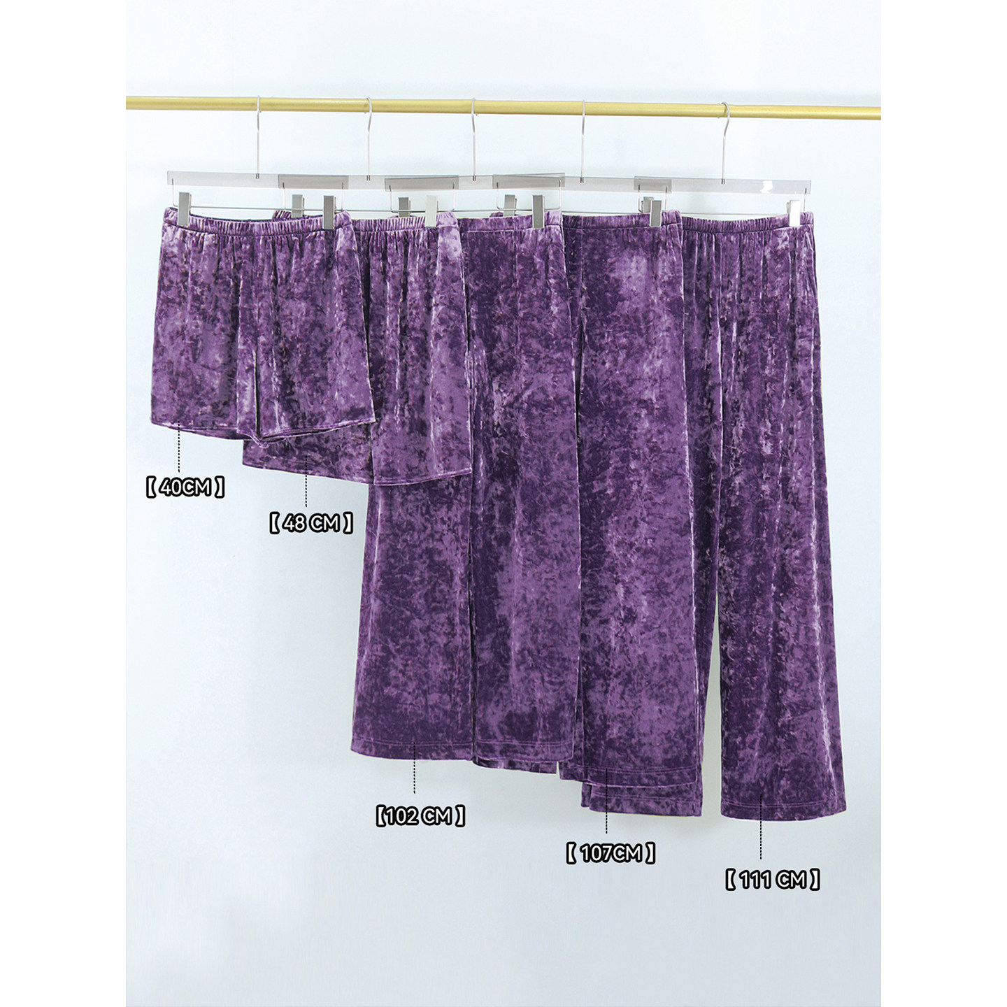 浅紫色 松紧腰进口钻石绒阔腿裤女秋冬新款多个长度 宽松休闲裤子,女装/女士精品,休闲裤,淘宝优惠券,粉丝福利购,淘宝优惠卷