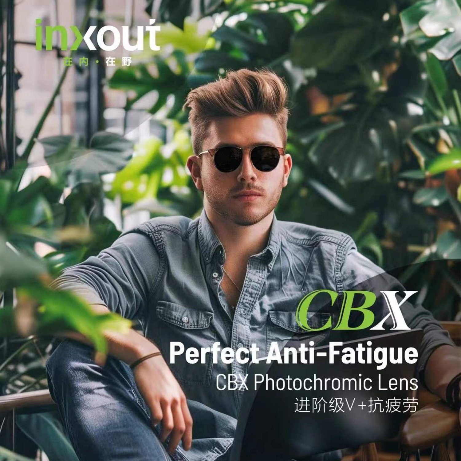 CBX防蓝光变色近视镜男女通用时尚全真镜片抗疲劳护眼眼镜