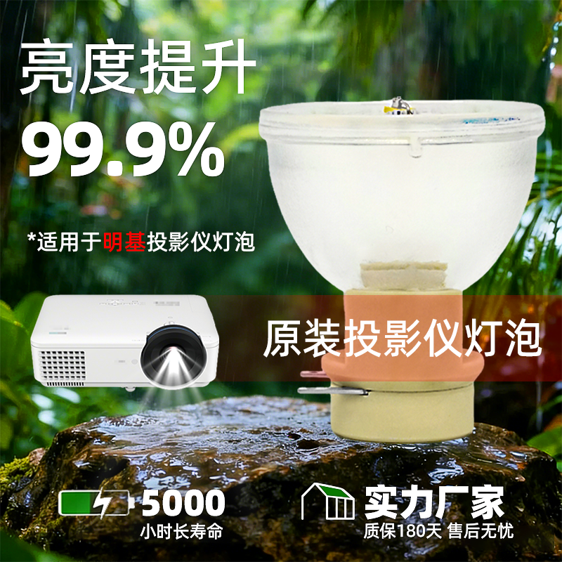 适用于奥图码HD20/HD21/H22/HD26/HD200X HD2200/HD25/HD33 S712ST S716ST  EP187/S315/OWX667 投影机灯泡