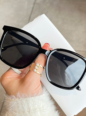 时尚茶色墨镜女防紫外线防晒