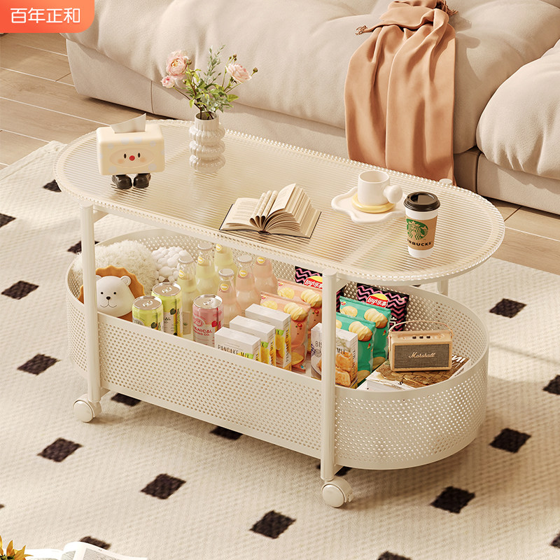 可移动沙发边几钢化玻璃茶几现代小桌子床头侧边边柜小户型小推车,住宅家具,移动边几/推车,淘宝优惠券,粉丝福利购,淘宝优惠卷