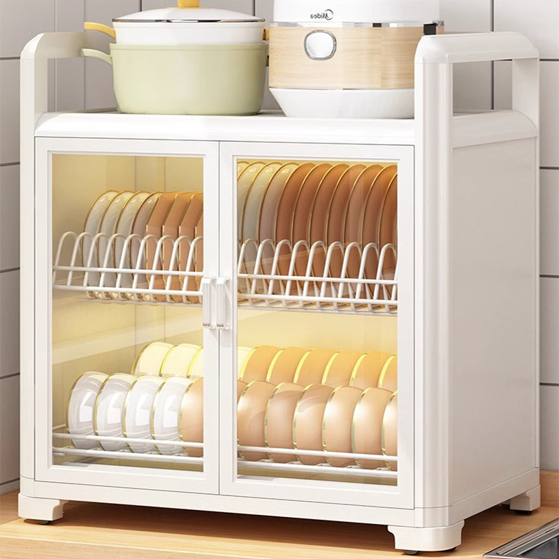 厨房碗盘柜碗架沥水架碗筷台面铝合金家用多功能小型碗盘碗碟收纳