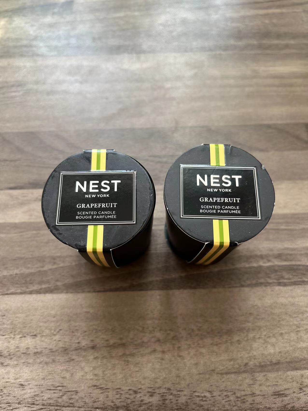 NEST香氛蜡烛 葡萄柚 青柠抹茶 马达加斯加香草 中样 27g 套装
