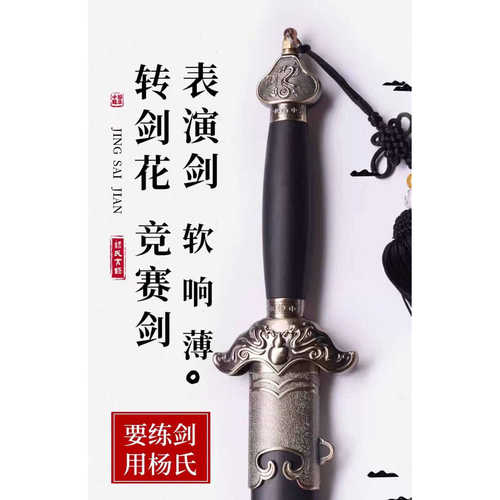 杨氏太极剑龙泉响剑软剑