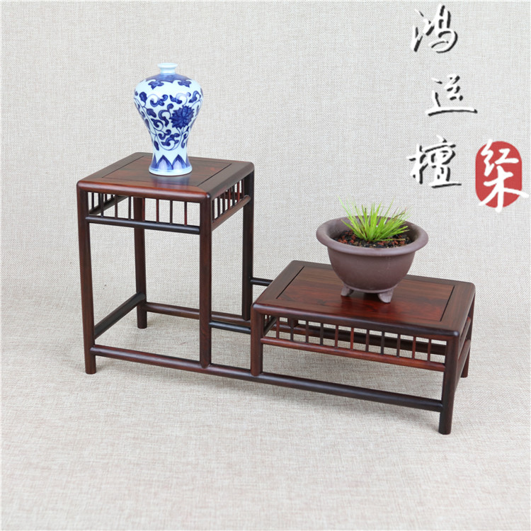 红木盆景茶壶奇石玉器博古架特价