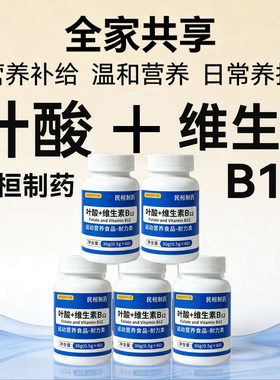 民桓制药活性叶酸B12片神经健康