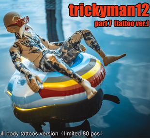 Trickyman12 1/6 夏日色仙人 SML part 7 纹身版 可动人偶 接单