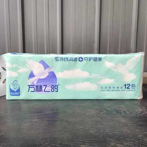 1500克更健康更柔韧4层卷纸飞鸽