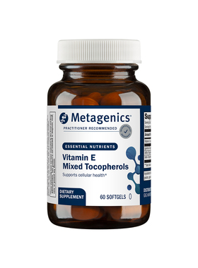美国 Metagenics Vitamin E维生素E混合生育酚胶囊心脏VE细胞60粒