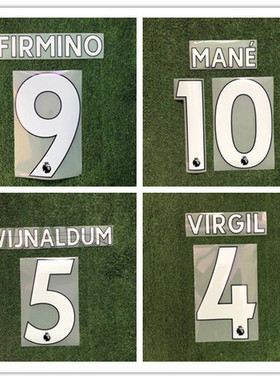 1719利物浦印字 1718赛季 1819赛季英超利物浦  主场印字