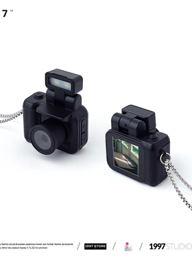 可以拍照的项链记录校园生活数码照相机高清卡片机CCD录像带屏幕