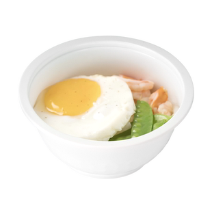 喇叭花360ml一次性圆盒饭盒饭碗打包盒小圆碗透明圆碗小吃盒带盖